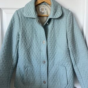Gallery Quilted Blue Jacket